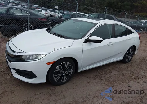 2017 Honda Civic Ex-L from USA, damaged, VIN 19XFC1F7XHE001025